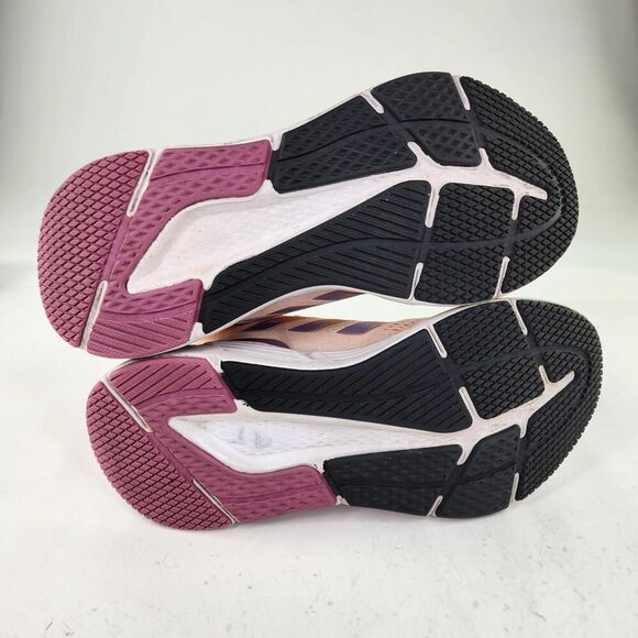 Adidas Questar Flow Contrast Sole Lace-Up Running Shoe US 7.5 Orange Sneakers - Picture 7 of 12